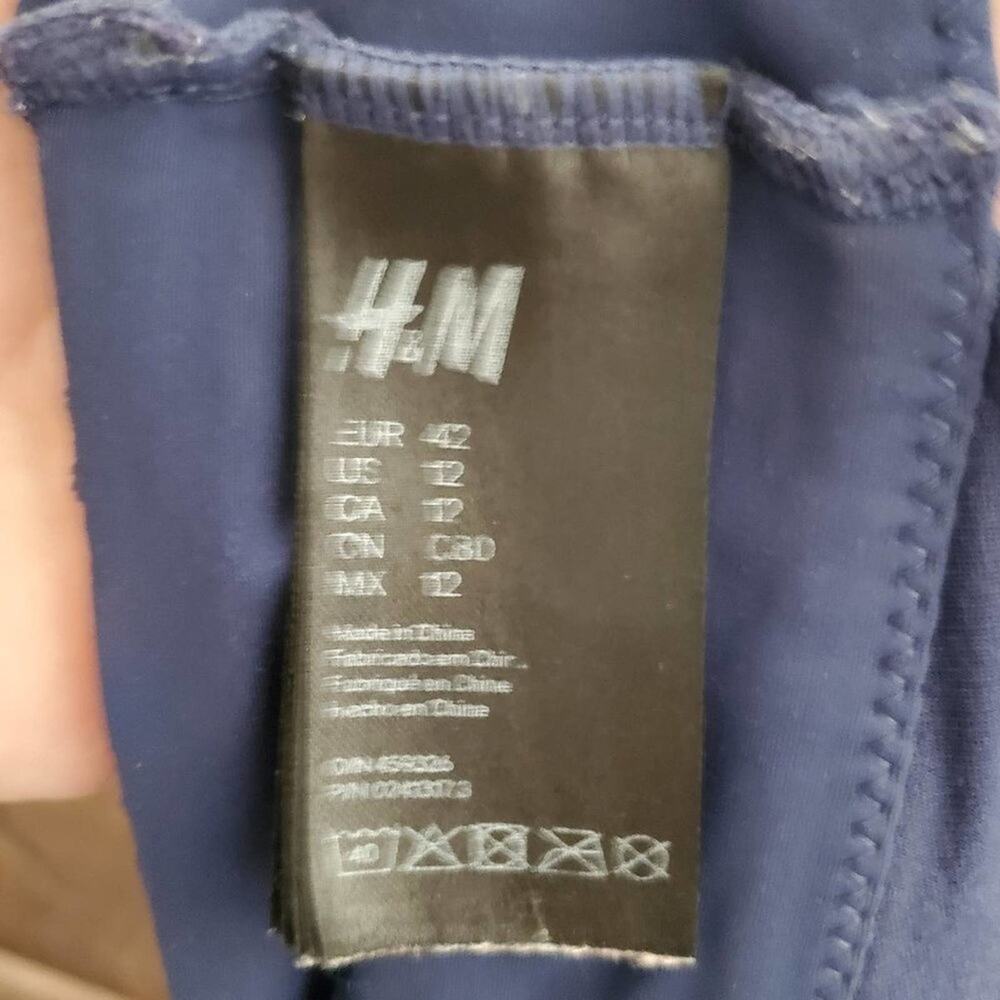H&M Triangle Halter Bikini Tank Top - L - Picture 6 of 6